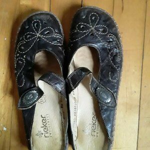 Rieker Womens Slip on Sandals Size 7 (EUR 38)
